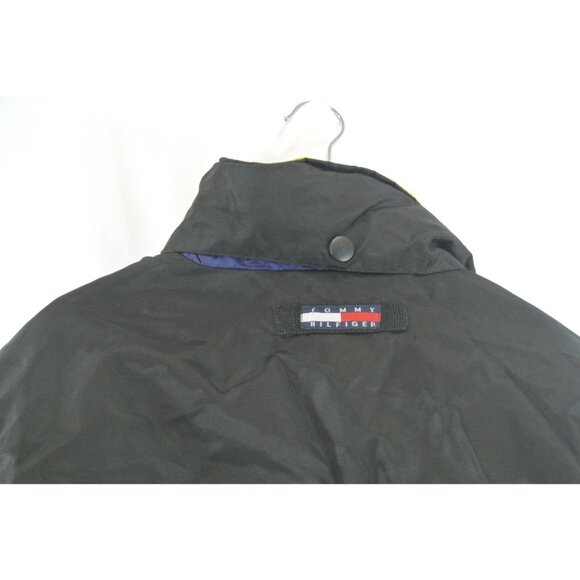 Tommy Hilfiger Expedition Outdoors Spell Out Flag Puffer Jacket 90s Mens Med Vtg - Picture 12 of 12